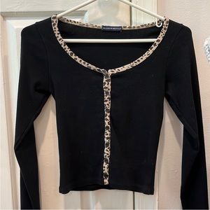 Brandy Melville zelly longsleeve — cheetah